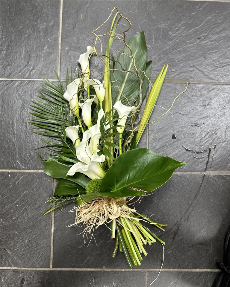 calla lily tied sheaf hayle